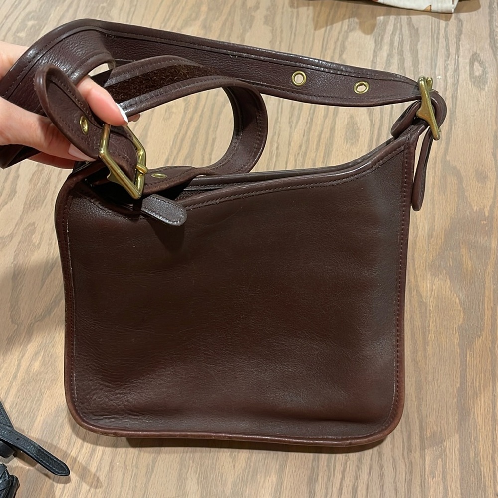 Vintage Coach Brown Leather Purse